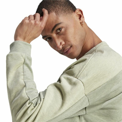 Men’s Sweatshirt without Hood Adidas Mel Crw Beige