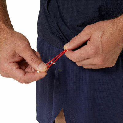 Men's Sports Gilet Asics Metarun Packable Gilet Blue