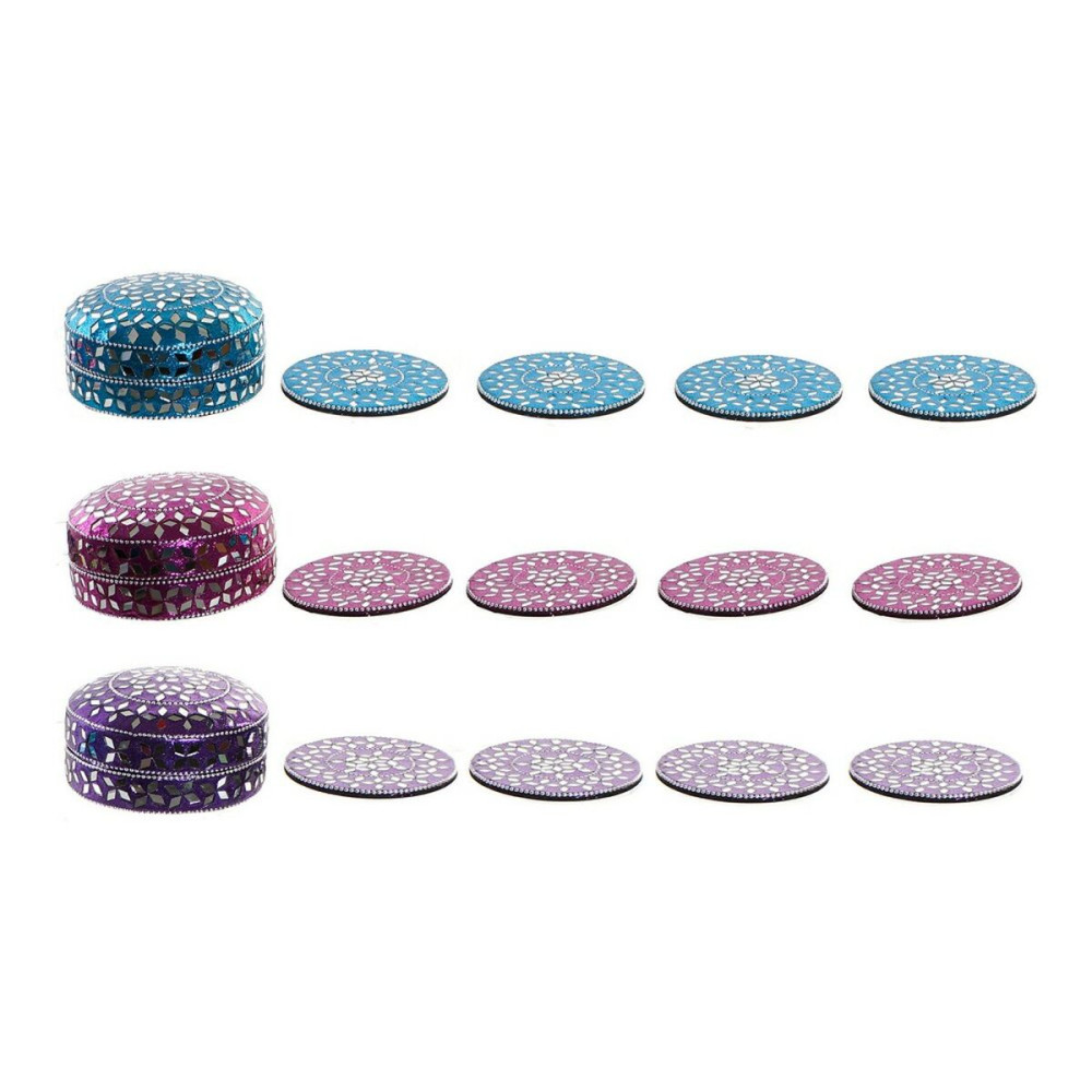 Coasters DKD Home Decor Aluminium MDF Wood (3 pcs)