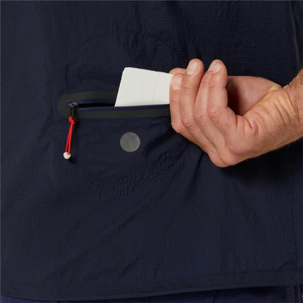 Men's Sports Gilet Asics Metarun Packable Gilet Blue