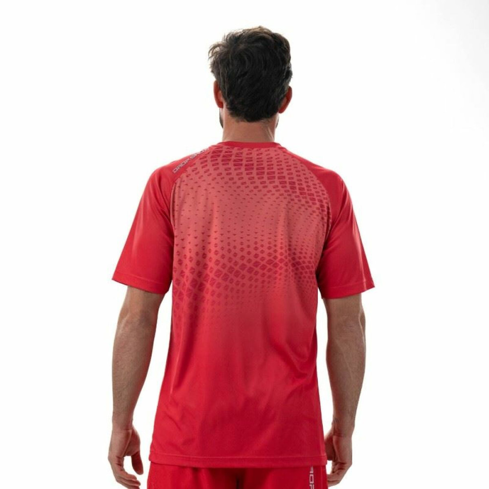 Men’s Short Sleeve T-Shirt Drop Shot Benara Orange Padel