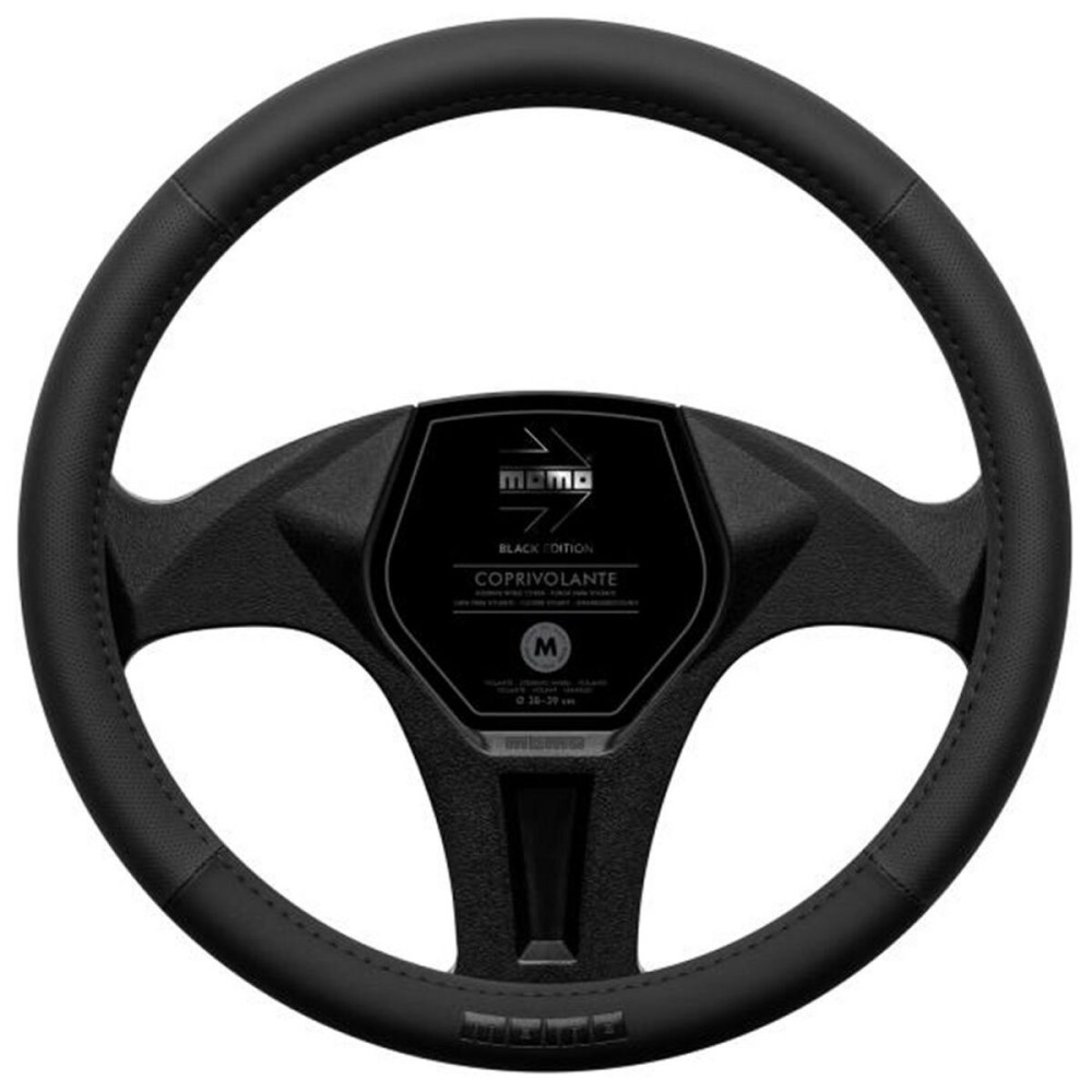 Steering Wheel Cover MOMO MOMLSWC0EASBE Black Ø 38-39 cm