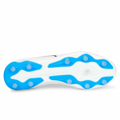 Childrens Football Boots Puma Ultra 5 Match It + Mid White