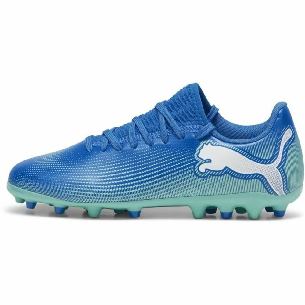 Childrens Football Boots Puma Future 7 Play Mg Blue