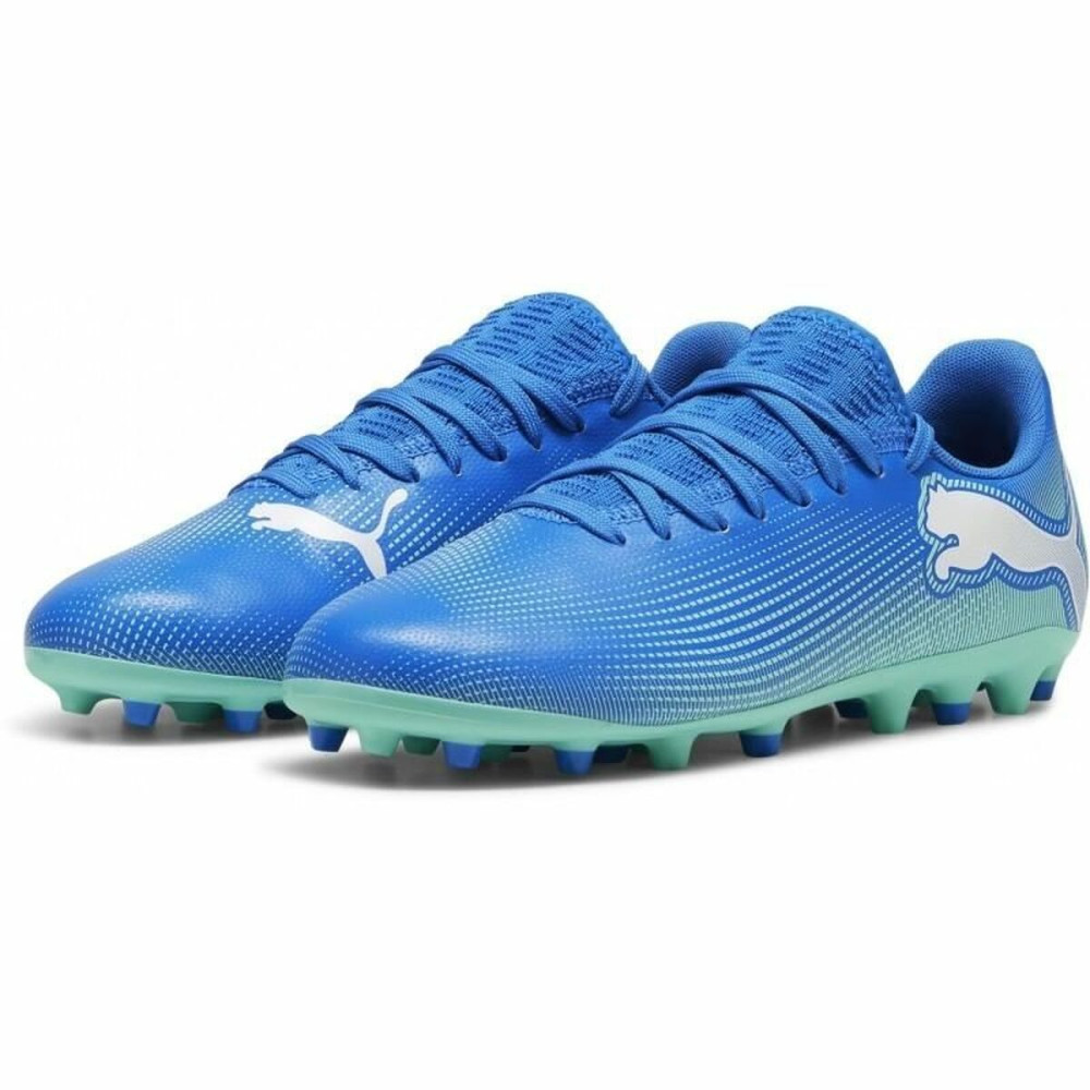 Childrens Football Boots Puma Future 7 Play Mg Blue