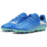 Childrens Football Boots Puma Future 7 Play Mg Blue