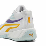 Basketball Shoes for Adults Puma Court Pro White Yellow