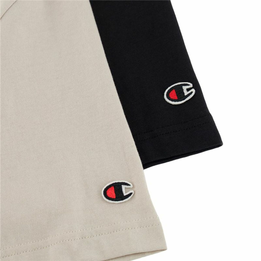 Men’s Short Sleeve T-Shirt Champion Black 2 Units