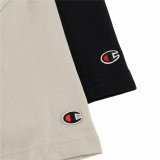 Men’s Short Sleeve T-Shirt Champion Black 2 Units
