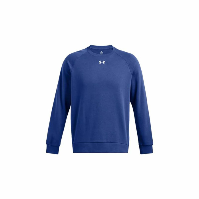 Men’s Sweatshirt without Hood Under Armour Rival Fleece Crew Blue