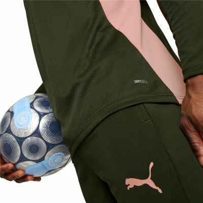 Training Sweatshirt for Adults Puma Manchester City 24/25 Training Olive