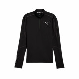Men’s Sweatshirt without Hood Puma Flex 1/4 Zip Black