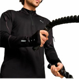 Men’s Sweatshirt without Hood Puma Flex 1/4 Zip Black