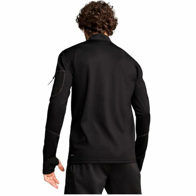Men’s Sweatshirt without Hood Puma Flex 1/4 Zip Black