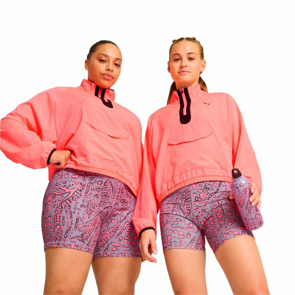 Women’s Sweatshirt without Hood Puma Hypernatural Woven 1/2 Zip