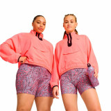 Women’s Sweatshirt without Hood Puma Hypernatural Woven 1/2 Zip