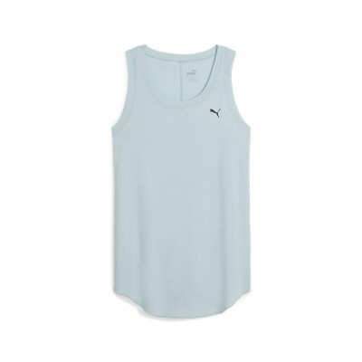 Women's Sleeveless T-shirt Puma Studio Foundation Sky blue