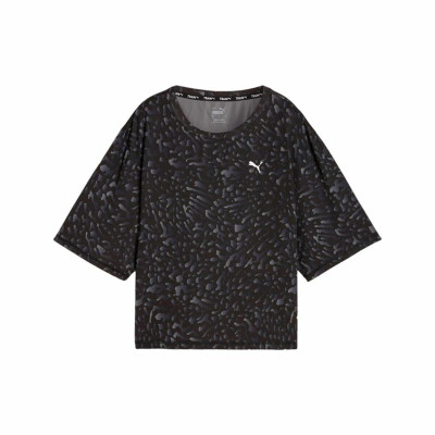 Women’s Short Sleeve T-Shirt Puma Black