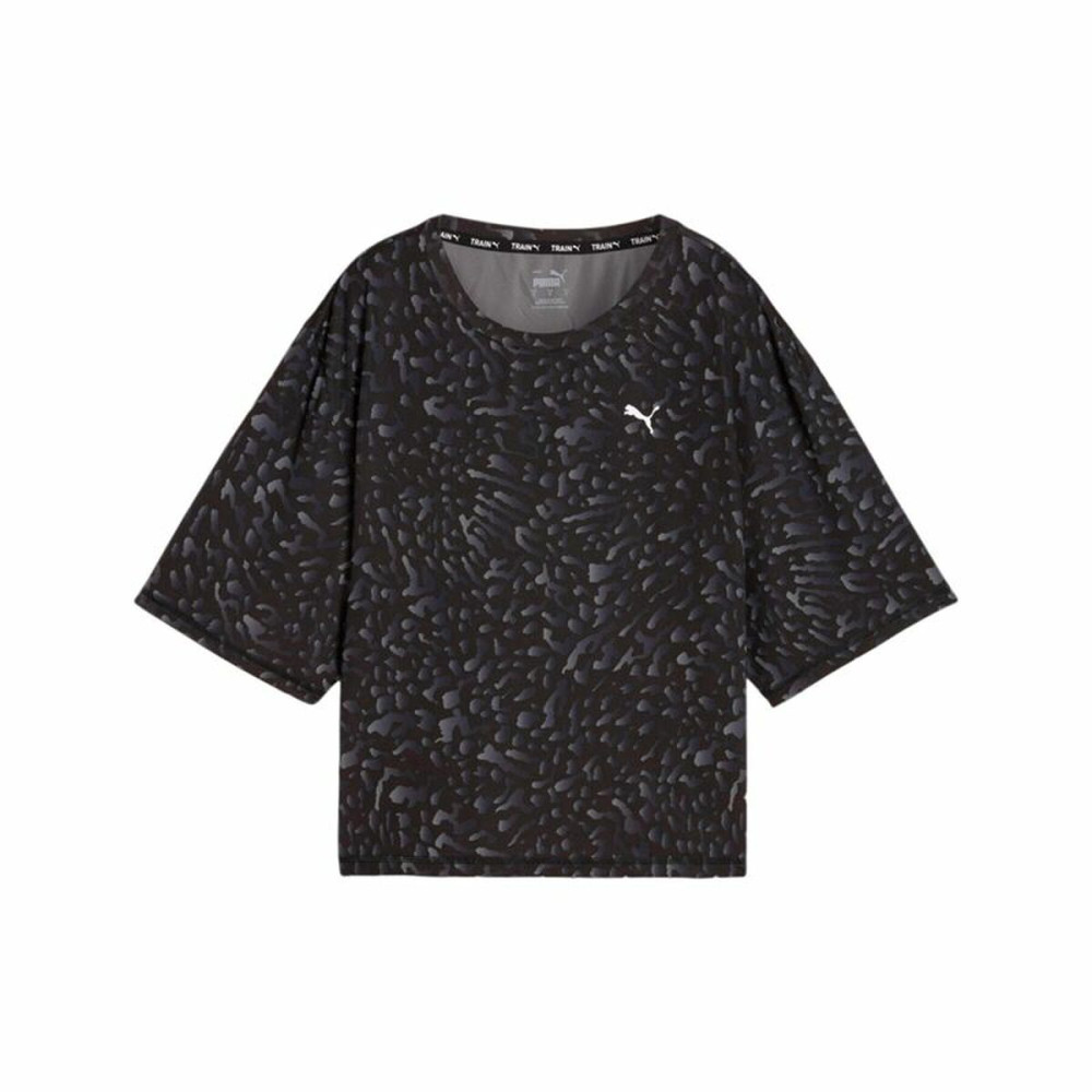 Women’s Short Sleeve T-Shirt Puma Black