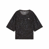 Women’s Short Sleeve T-Shirt Puma Black