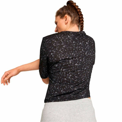 Women’s Short Sleeve T-Shirt Puma Black