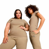 Women’s Short Sleeve T-Shirt Puma Better Essentials Beige