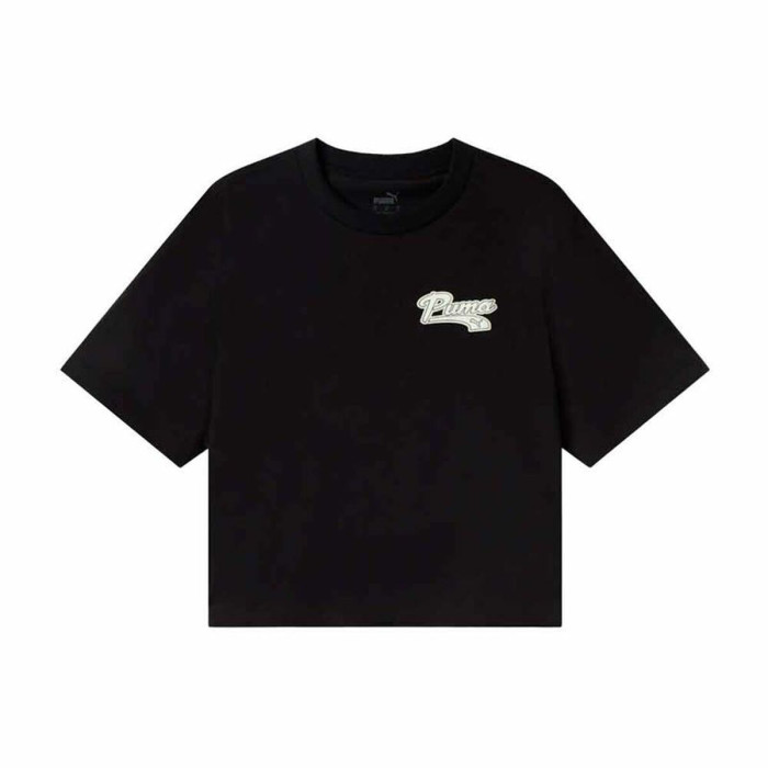 Women’s Short Sleeve T-Shirt Puma Black