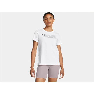 Women’s Short Sleeve T-Shirt Under Armour Bl Pack SS White