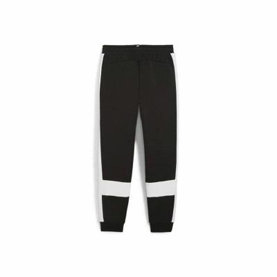 Children's Tracksuit Bottoms Puma Ess Block Black