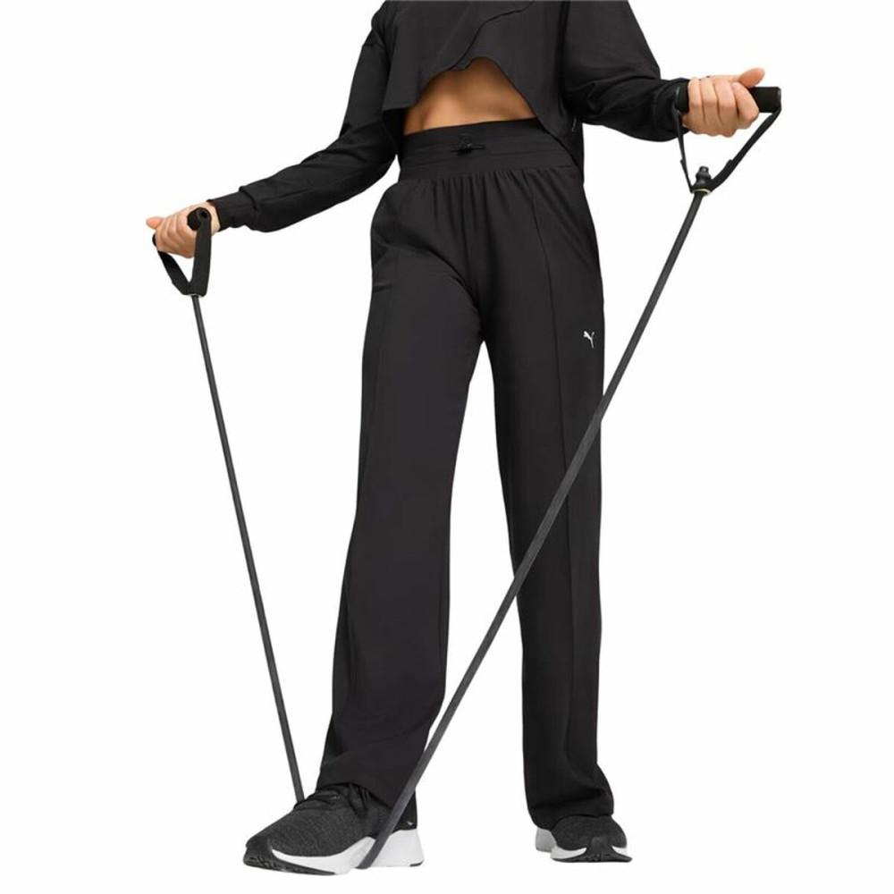 Long Sports Trousers Puma Cloudspun Hw Wide Black Lady