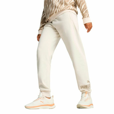 Adult's Tracksuit Bottoms Puma Essentials White Lady