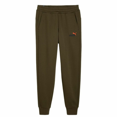 Adult's Tracksuit Bottoms Puma Essentials Olive Men