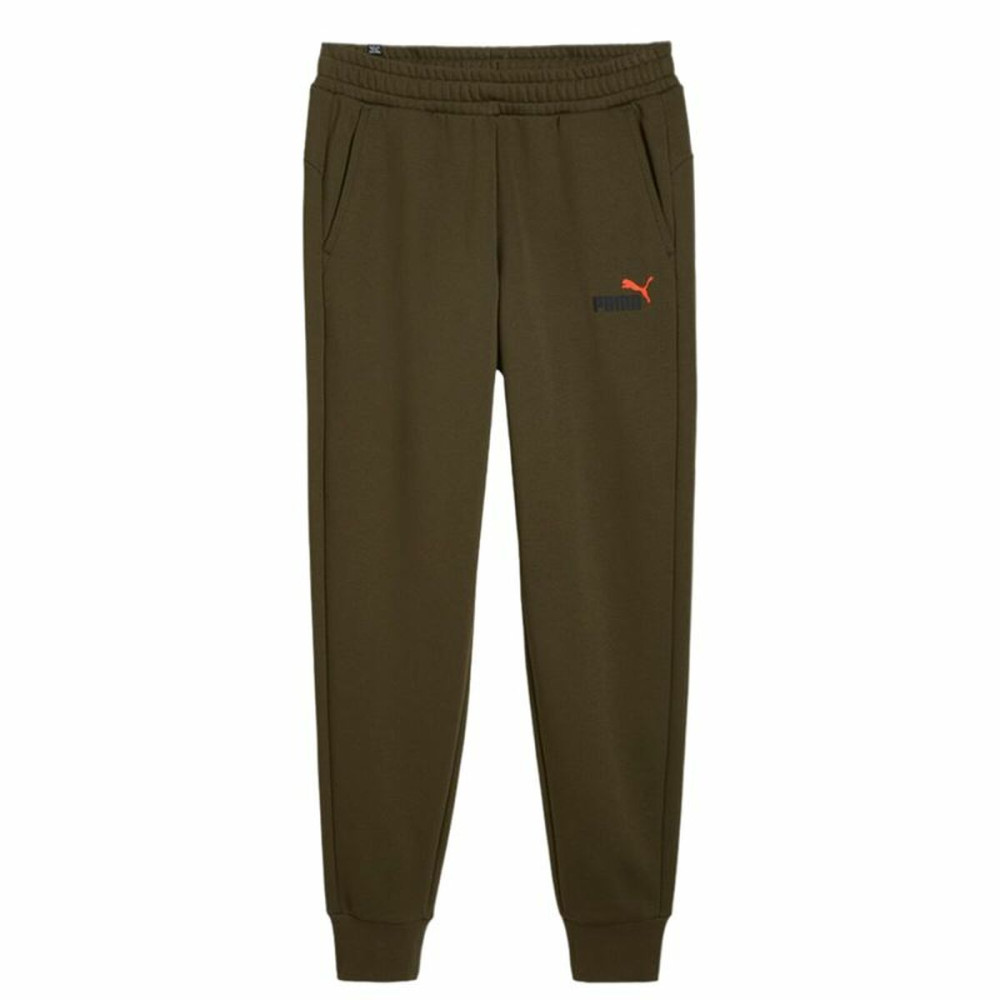 Adult's Tracksuit Bottoms Puma Essentials Olive Men