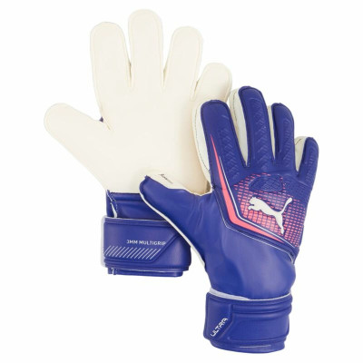 Children's Goalkeeper Gloves Puma Ultra Match Protect Rc Blue Multicolour