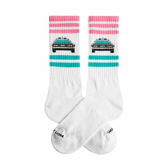 Socks Jimmy Lion Athletic Delorean White