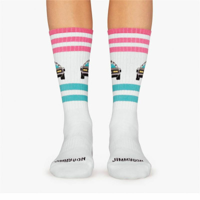 Socks Jimmy Lion Athletic Delorean White