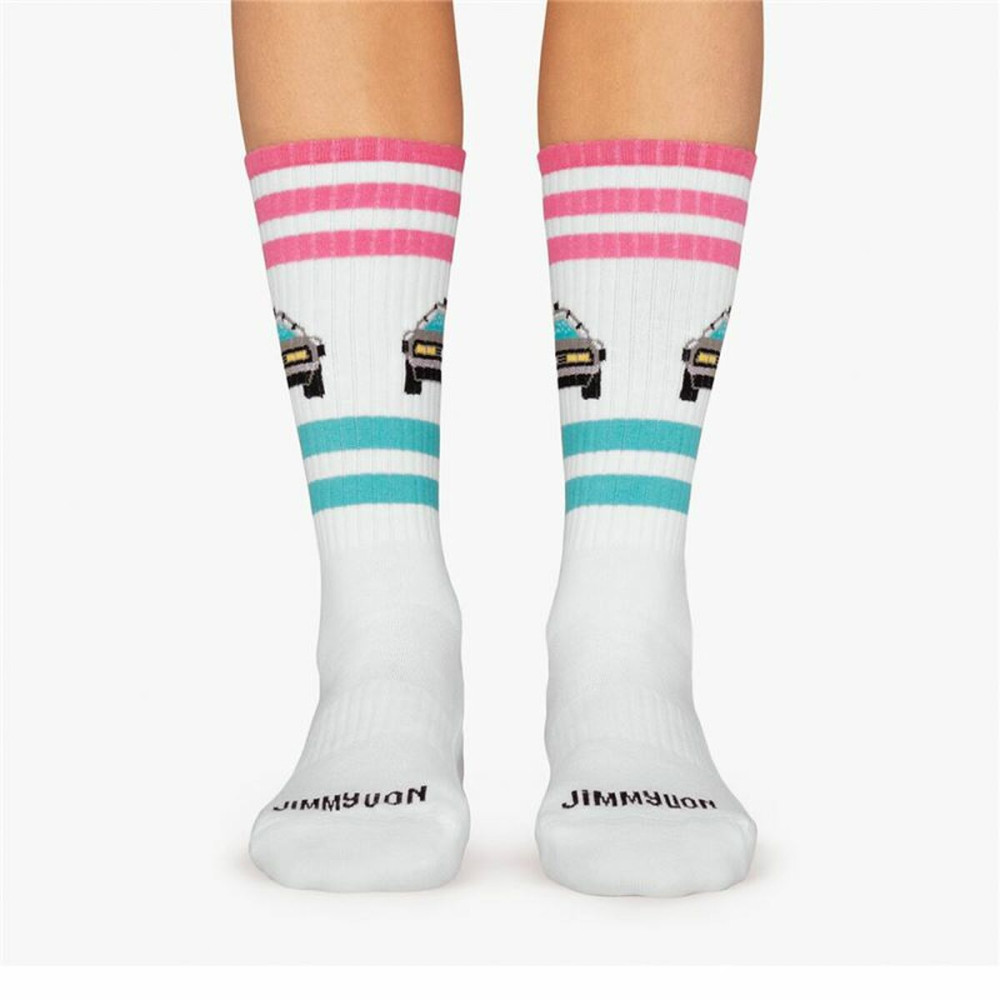 Socks Jimmy Lion Athletic Delorean White