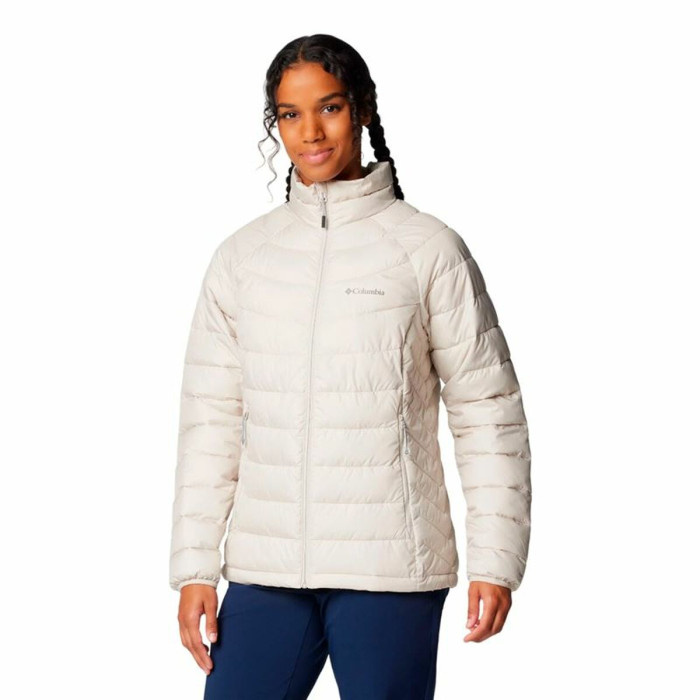 Women's Sports Jacket Columbia Powder Lite™ II Full Zip White