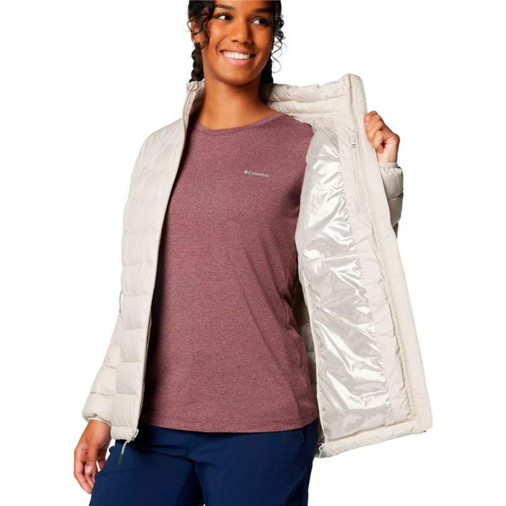 Women's Sports Jacket Columbia Powder Lite™ II Full Zip White