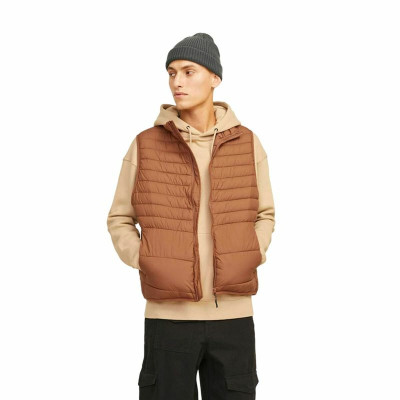 Men's Sports Gilet Jack & Jones Jjben Square Mocha Bisque