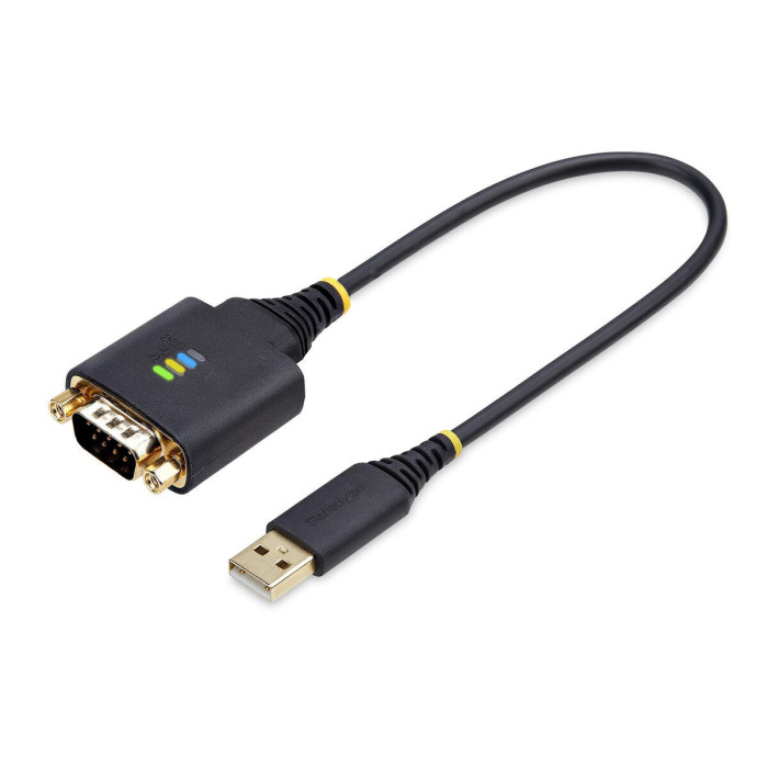 USB Cable Startech 1P1FFC-USB-SERIAL Black 30 cm