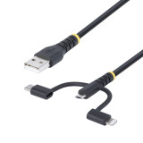 USB Cable Startech RLTCUB1MBK Black 1 m