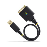 USB Cable Startech 1P1FFC-USB-SERIAL Black 30 cm