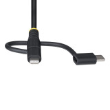 USB Cable Startech RLTCUB1MBK Black 1 m