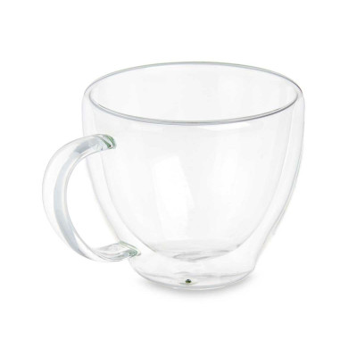 Tea and coffee cup Vivalto Transparent Borosilicate Glass 140 ml (6 Units)