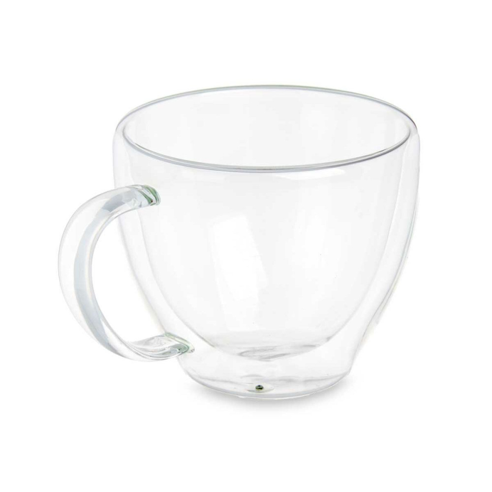 Tea and coffee cup Vivalto Transparent Borosilicate Glass 140 ml (6 Units)