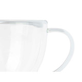 Tea and coffee cup Vivalto Transparent Borosilicate Glass 140 ml (6 Units)
