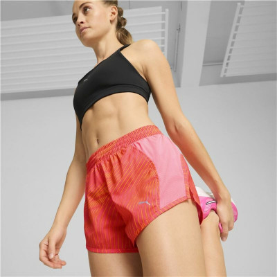 Sports Shorts for Women Puma Puma Run Favorite Aop Velocity 3" Red