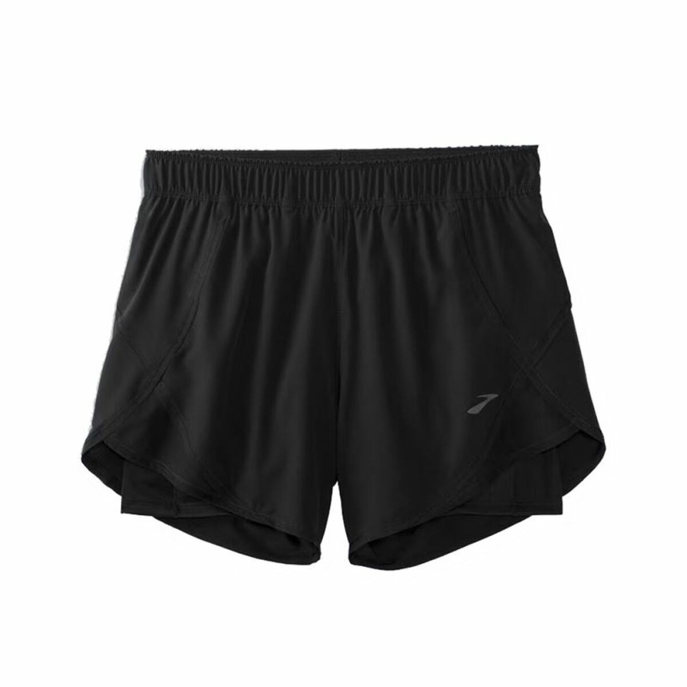 Sports Shorts for Women Brooks Chaser 5" 2-in-1 Black