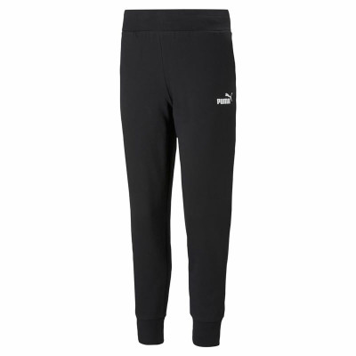 Long Sports Trousers Puma Sweat Fl Black Lady